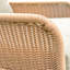 Chaise beige contemporaine avec construction et rembourrage moelleux-1971394983