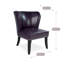 Fauteuil d'appoint 25,6 po x 27,2 po x 32,8 po en cuir PU