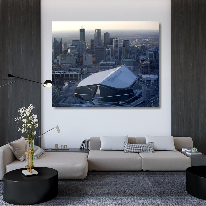 U.S. Bank Stadium, H 36 po x l 45 po