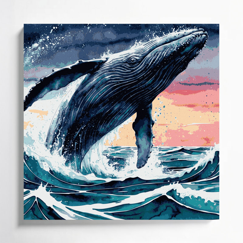 Art mural sur toile Coastal, H 16 po x l 16 po