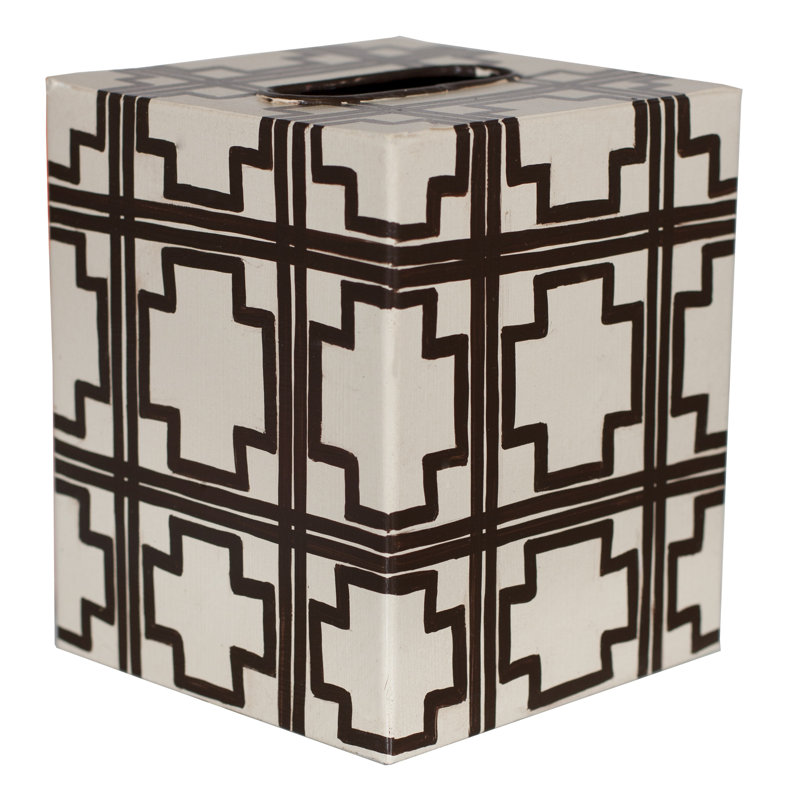 Housse pour boîte à mouchoirs, Brun