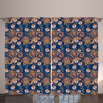 Semi Sheer Curtain Pair
