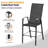 Metal Outdoor Stacking Dining Side Chair-1411024147