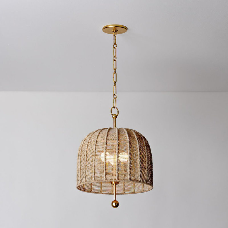 Lonnie Light Pendant, 20" H x 15.25" W x 15.25" D