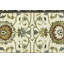 Tapis de couloir crème en laine noué à la main 2 pi 6 po x 13 pi 10 po Floral
