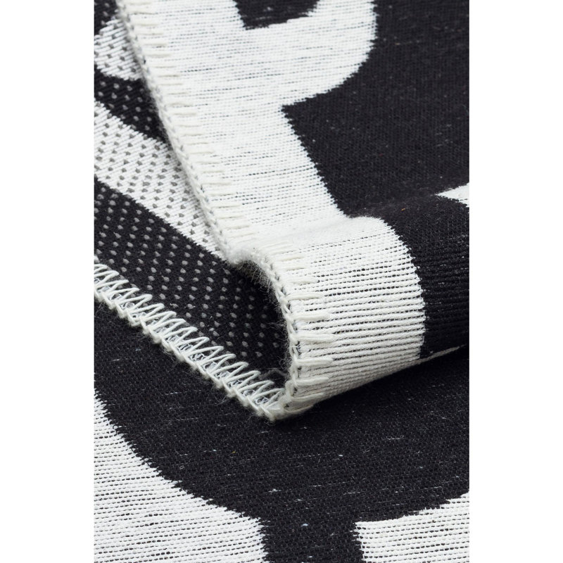 Selina Flatweave Area Rug, Rectangle 75 x 120cm