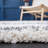 Odette Abstract Shag Gray/Ivory Area Rug-55845176