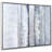 Winter Steps Textured Glitter Hand Painted Canvas Wall Art with Silver Foil by Martin Edwards