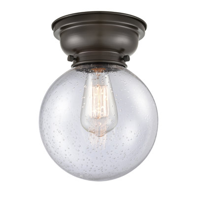 Chippewa Glass Flush Mount