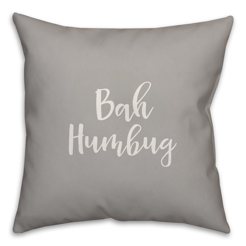 Reversible Throw Pillow, Gray, Throw Pillow