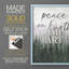 «Peace on Earth», reproduction encadrée - bois massif-1835073409-1835073469