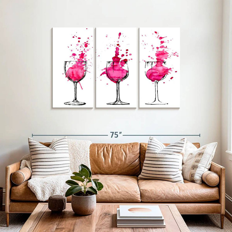 Yarlin vin de couleur, H 36 po x l 57 po