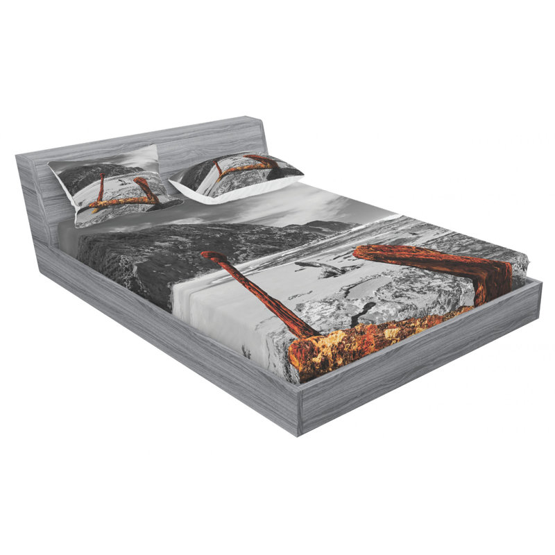 Microfiber Sheet Set, Full Sheet Set with Fitted Sheet
