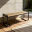 BANC EN BOIS ET MÉTAL-129028200