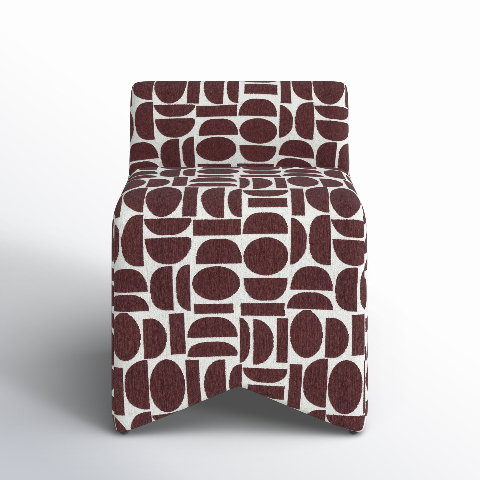 Chalkhill Accent Stool, Merlot