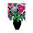 Vase With Flowers by Charles Harker - Wrapped Canvas Print-1230808954