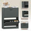 Drawer Flip Down Shoe Storage Free Standing Cabinet For Hallway-122852331-123056913