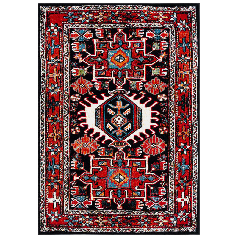 Vintage Hamadan Performance Oriental Rug, Rectangle 9' x 12'