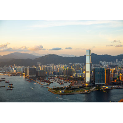 Kowloon Sunset - Wrapped Canvas Print