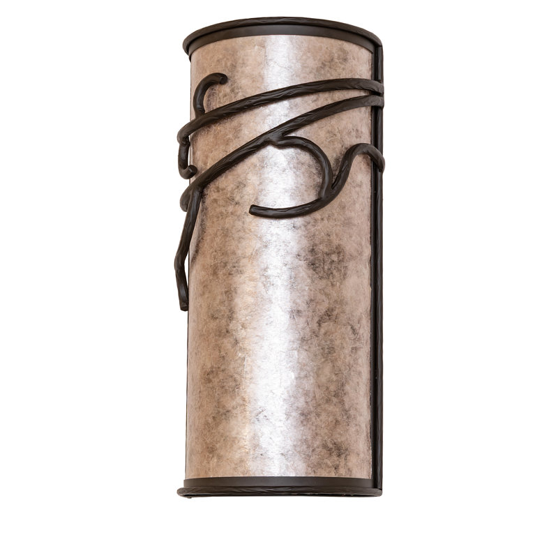 Steel Flush Mounted Sconce, STEEL/MICA/IDALIGHT, STEEL/MICA/IDALIGHT