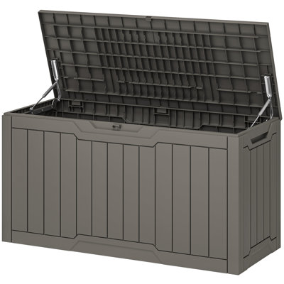 Balconera 80 Gallon Water Resistant Resin Lockable Deck Box by Balconera
