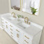Meuble-lavabo double Gavino 84 avec comptoir-1889166093