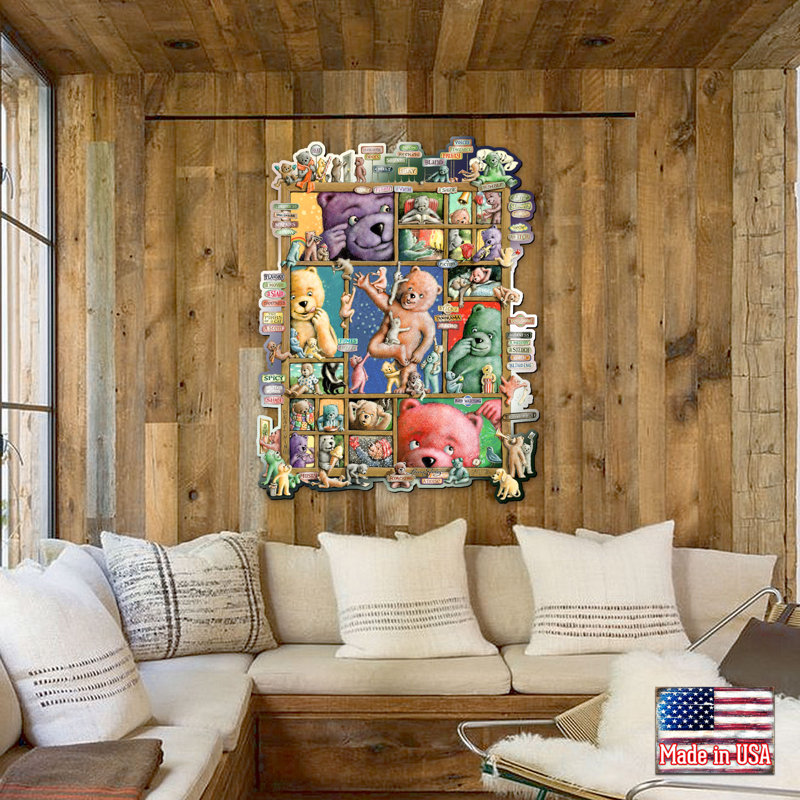 Art mural, par Laura Seeley, H 22,5 po x l 17,25 po x P 1 po