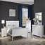 Table de chevet pour chambre à coucher 1 tiroir Louis Philip 1Pc-938171143