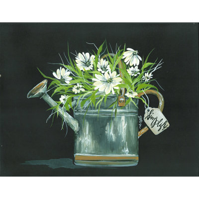 «Watering Can Daisy», reproduction sur toile tendue