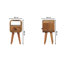 Gelsomina 20cm W Solid Wood Bedside Table-120295712