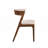 Walnut Finish Dining Chairs 2Pc Set