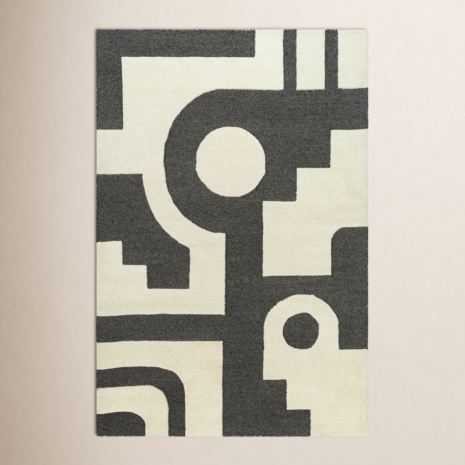 Rino Wool Rug, Rectangle 2' x 3'