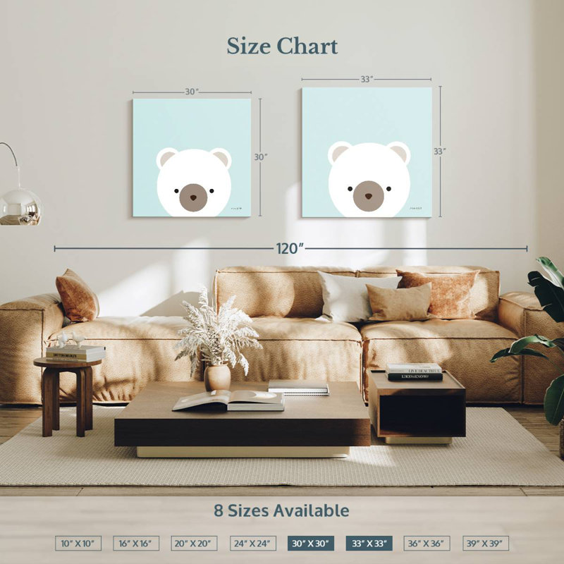 Ashelle Cuddly Bear, 33" H x 33" W