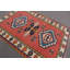 Tapis turc Oushak fait à la main en rouge pour une utilisation intérieure idéale pour la chambre à coucher ou la salle à manger