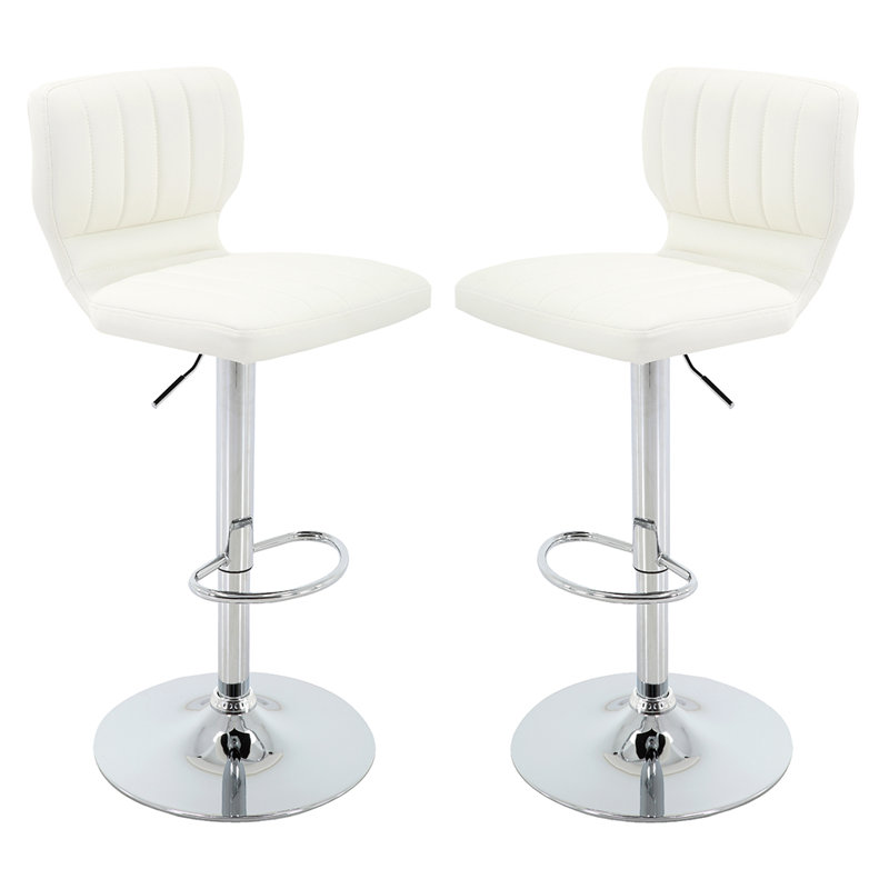 Tabouret de bar Melpomeni, Blanc