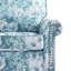 Fauteuil rembourré en mélange de coton-329001103