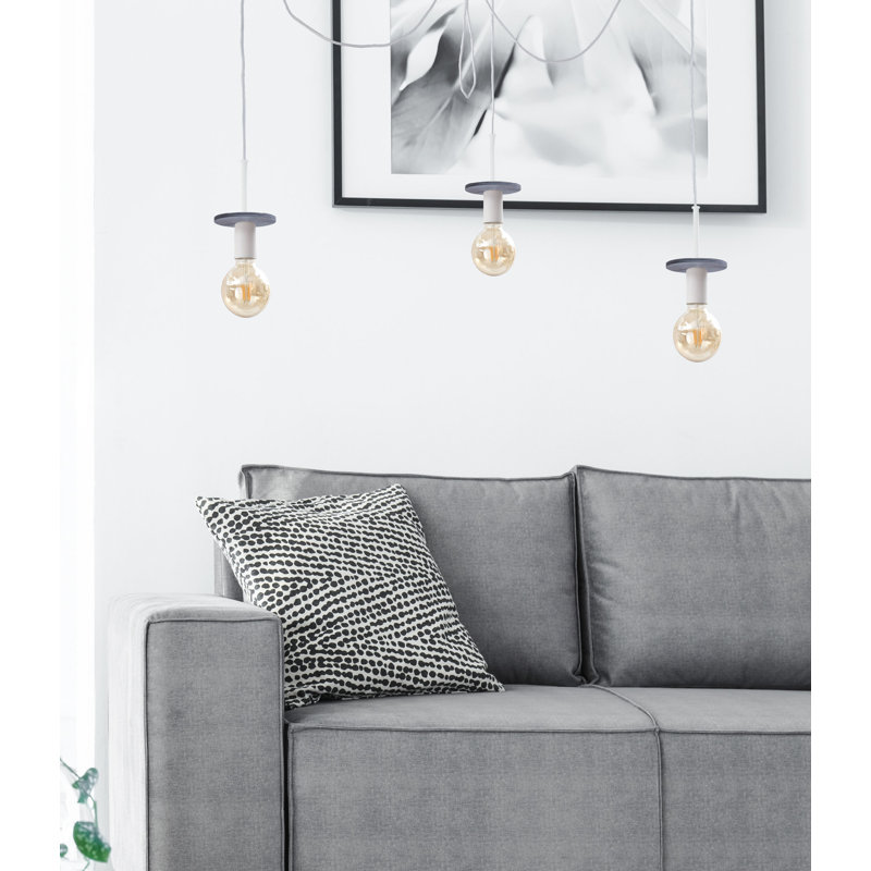 Talmo 3 - Light Cluster Pendant, Grey