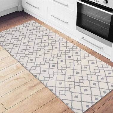 iCustomRug Ergonomic Anti Fatigue Kitchen Mat with Durable textalene  Surface, for Comfort While Standing in Kitchen, Bathroom, Workstation  Memory Foam