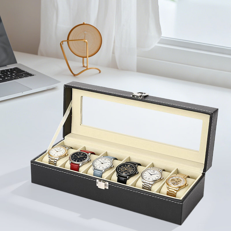 Boîte de rangement pour montre pour hommes et femmes