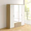 Gandra  4 Hinged Door Wardrobe 181 cm 4 Drawer, Mirror INCL. Delivery and Assembly-90579462