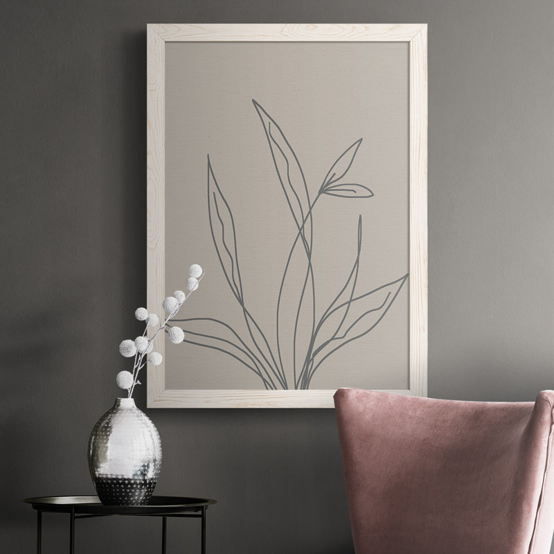 Neutral Lines II, reproduction d'art sur toile, Blanc, H 37,5 po x l 27,5 po x P 1 po