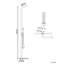 Freestanding Outdoor Shower SORAPATA Silver