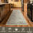 4x6 Area Rug Vintage Distressed Floral Machine Washable Carpet Non-Slip Low Pile Indoor Rug Non Shedding Area Rug for Entryway Kitchen Living Room Office Bedroom, Camel-85943524-85943544