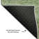 Premium Machine Washable Prisco Green Rug