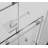 55.47" - 60" W x 76" H Single Sliding Frameless Shower Door-85752684