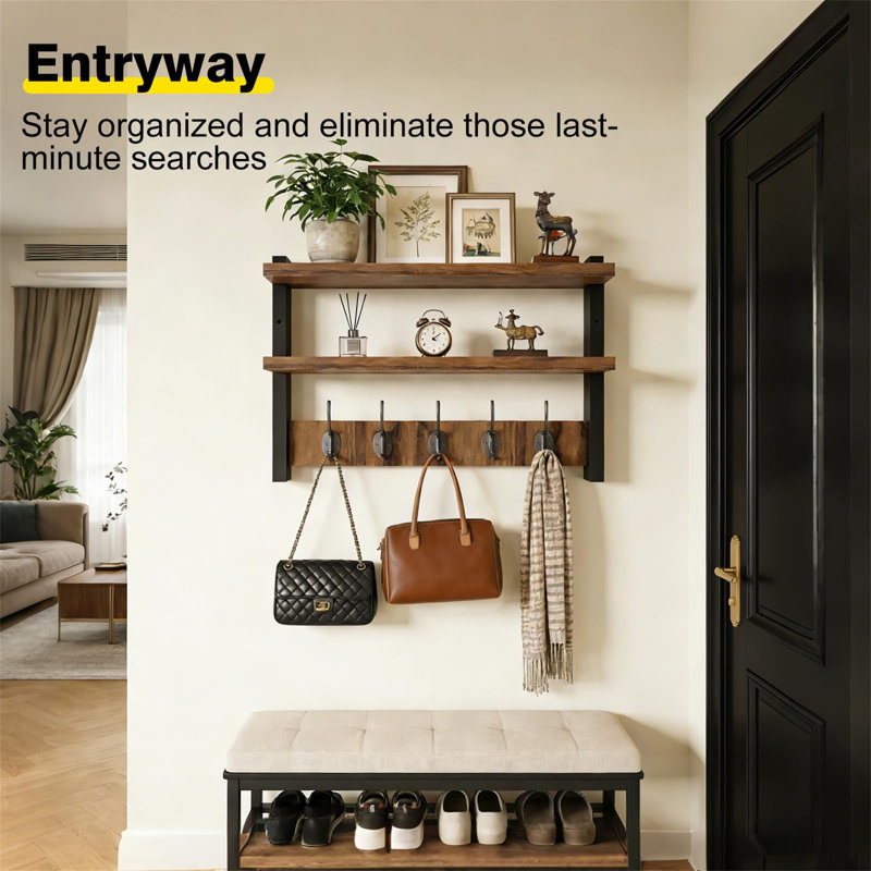 Metal 5 - Hook Coat Rack