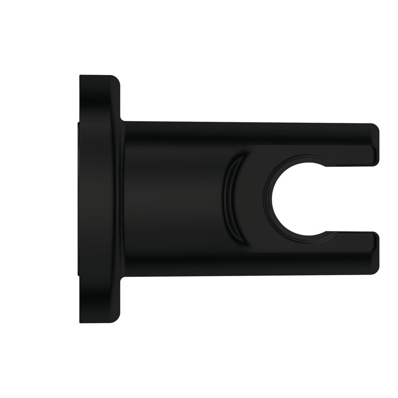 Union murale avec support de douche à main Tempesta, Noir mat