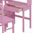 Multifunctional Wood Platform Bed With Bookshelf At The Head Of The Bed, Built-In Desk And Matching Chair-1880219000