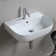 Scarabeo By Nameeks 16.6'' Glossy White Ceramic Rectangular Vessel, Wall Mount Bathroom Sink with Overflow