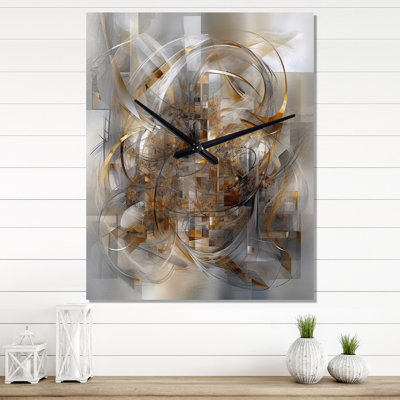 Jannea - Horloge murale abstraite en marbre